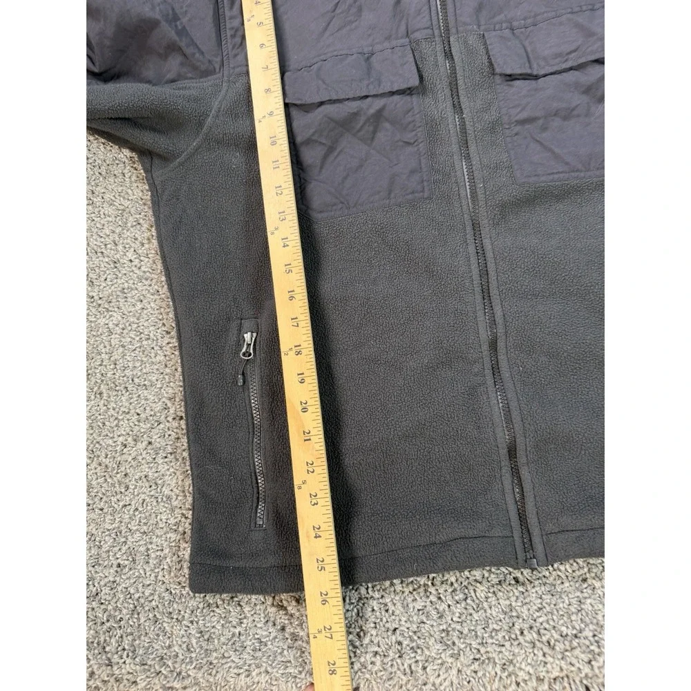 The North Face Salians Hooded Full Zip Jacket Men's Size Large Black Outdoor